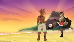 Playing Ball in Rio // By Nullbatty by NovakC
