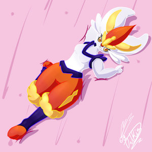 cinderace_ by Dalkiia