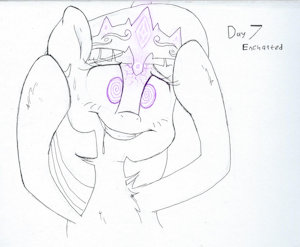 Inktober Day 7: Enchanted by FluffyXai