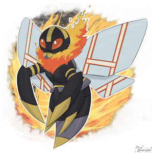 Fakemon - Xyloscorch by MisoSouperstar
