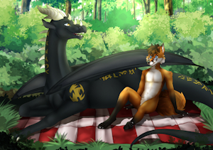 Picnic with a friend by ElectroFox