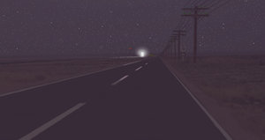 Southbound Train at Night. [Page 2] by moyomongoose
