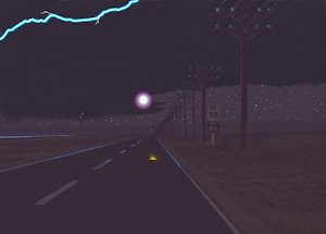 Ball Lightning on a Lone Highway - Inktober 2019 [Page 3] by moyomongoose