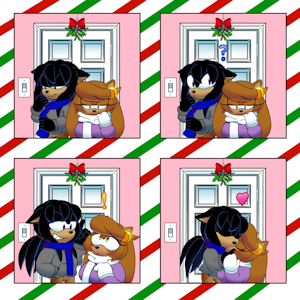 Moral x Tammy - Suddenly, Mistletoe! by Moralde10