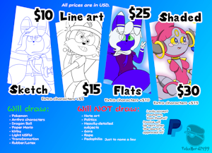 Commission Sheet 2020 by PokeNerd2499