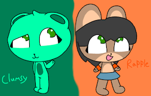 The Bear and the Bunny by officerapple247