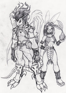 garuzah and yohana by Liquidmark