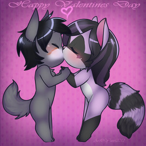 Valentine's Day Kisses by RaynieCoon