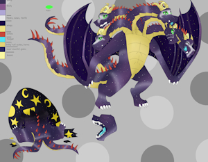 Galaxy hydra by BattySqueaks