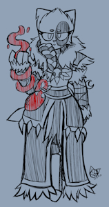 Serena, Sanctioned Blood Witch (Concept Draft) by MisterInk