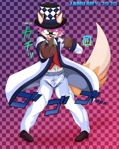 Commission: LabMonky (JOJO #2) by VellvetFoxie