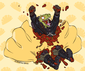 Caiman's Happy Place by Zummeng