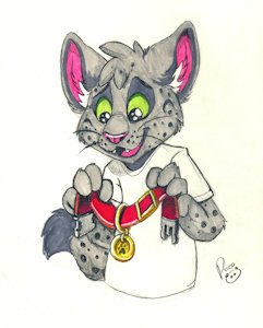 My First Collar by PandaPaco by theshadowpanther