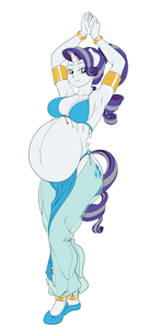 Rarebelly Dancer Preg by Sparityqueen