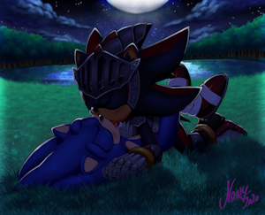 art trade | under the moonlight by Nowykowski7