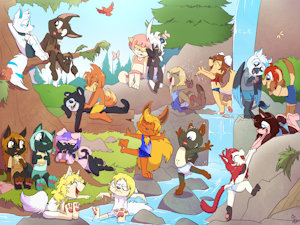 Summer Days - by Fuf by Valkian