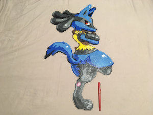 Pixel Art - Lucario(C) by FYoshi