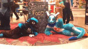 Confuzzled: Sergal Street Food by InfernosFlame