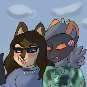 Me and my friend fade <3 by Catgirlsp