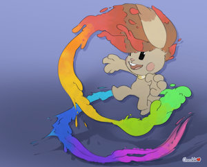 Brushy Chocobun Art by ChocolateKitsune