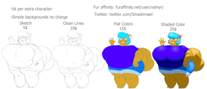 commission Sheet by Thrashmael