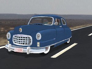 Close up of 1949 Nash by moyomongoose