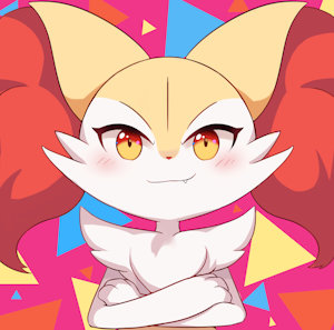 Braixen:confident by Flong