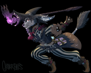 Black Mage by LeonSpottyDog