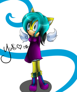 Yuki Angel bat by Thedarkbluerose