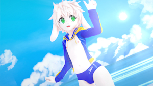 Sunny Summer Asriel Dreemurr by Fusionxglave