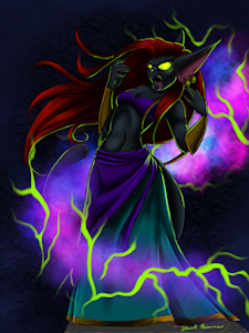 Bastitian Shadow Sorceress by Smutbunnies