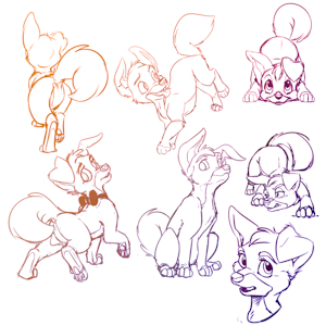 Sketchy Angels by Wugi