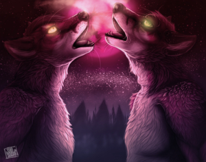 Come And Howl With Me Tonight by JasonWerefox