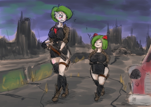 Cassidy & Gwen by Ninata