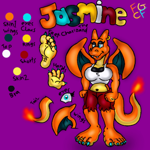Jasmine Reference sheet by Alexwxlf22