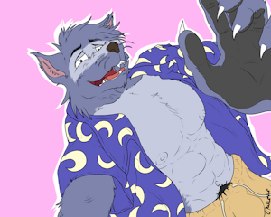 Mike the Grey Wolf by MazedMarten