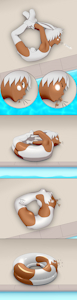 Pool Party: All Tired Out by DonPretzel
