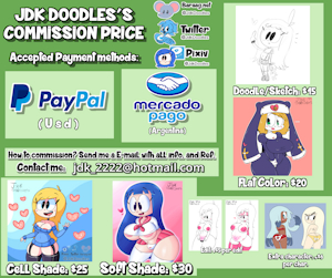 Commissions Open and Prices by JdkDoodles