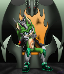 Dragon King Scourge :Speed Paint: by ShadandSilv13