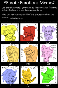 Emoticon Meme ^.^ by Wonderland
