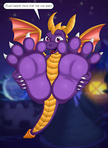 Plantigrade Spyro Paws by Zenobius