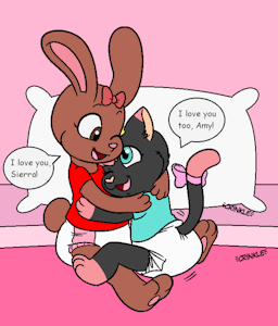 Amy and Sierra hugs (Tato) by DanielMania123
