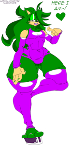 Delcia - Lovely Happy Green Hedgehog by Habbodude