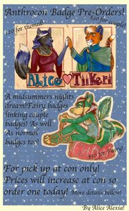 AC Badge and commission pre-orders are now open!! by GingerFish08