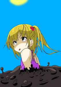 Little girl why are you in the tar? by arisukit