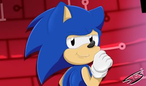 Sonic Redraw by SilverTyler25