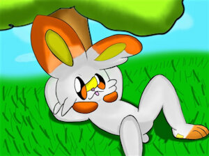 Bun summer chilling :3 by Scorbunbun813