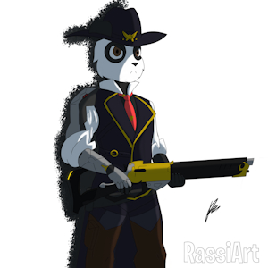 Panda Ashe by RassiArt