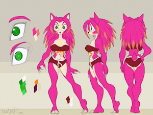Fl0rice Ryzi colored turnaround by Ryonryonryon