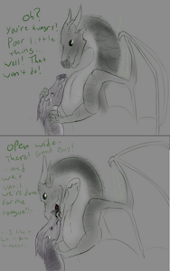 Feeding by thorthelizardgod